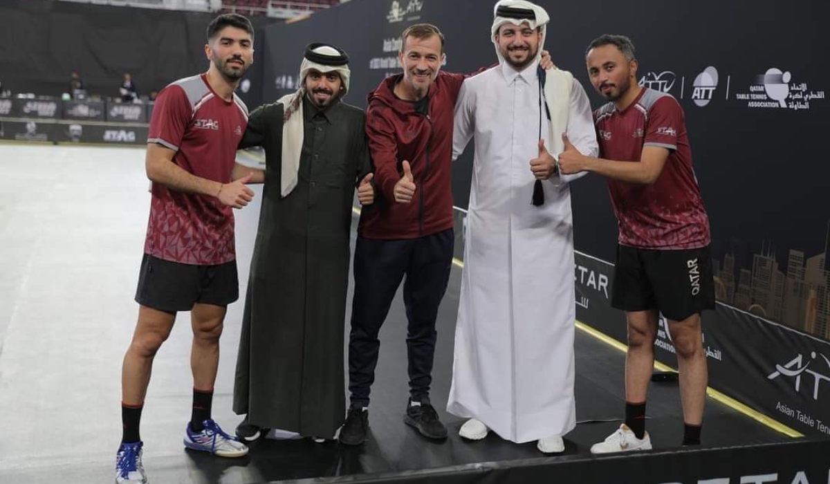 Qatar's Table Tennis Doubles Team Qualifies for 2023 World Championships Finals
